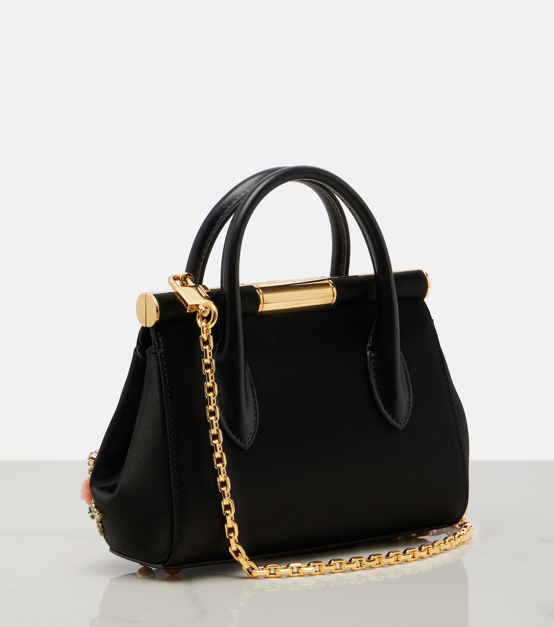 Marlene Day Mini embellished top-handle bag | Dolce&Gabbana