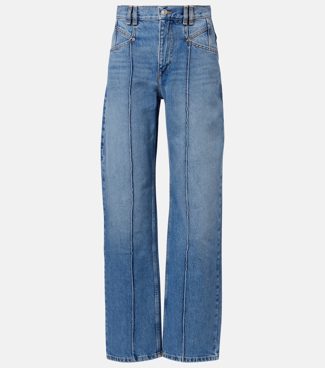 High-Rise Straight Jeans Drolane | Isabel Marant