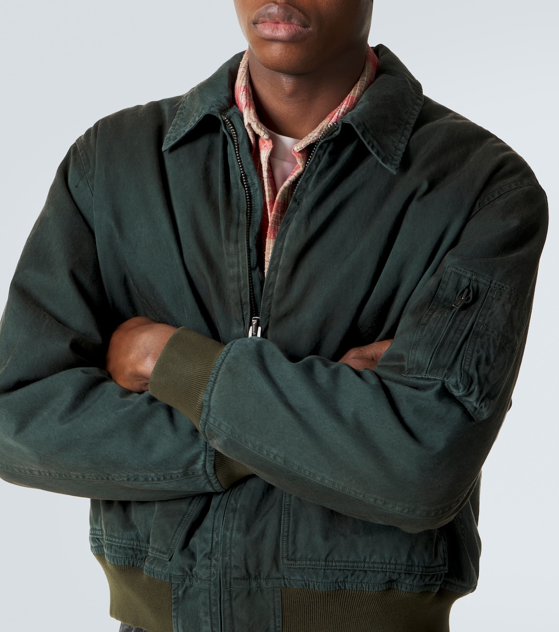 Vintage silk and cotton bomber jacket | A.Presse