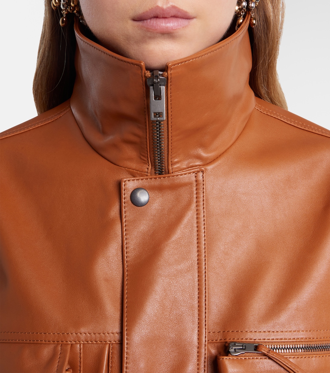 Leather blouson jacket | Lemaire