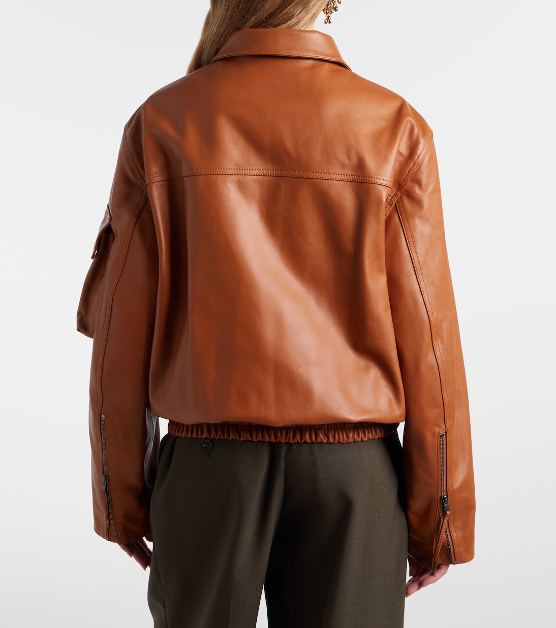 Leather blouson jacket | Lemaire