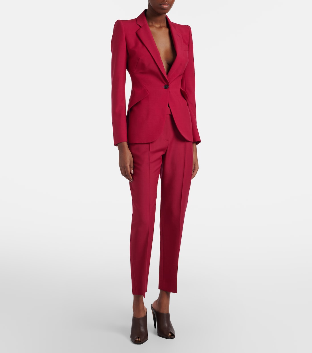 Wool and mohair blazer | McQueen