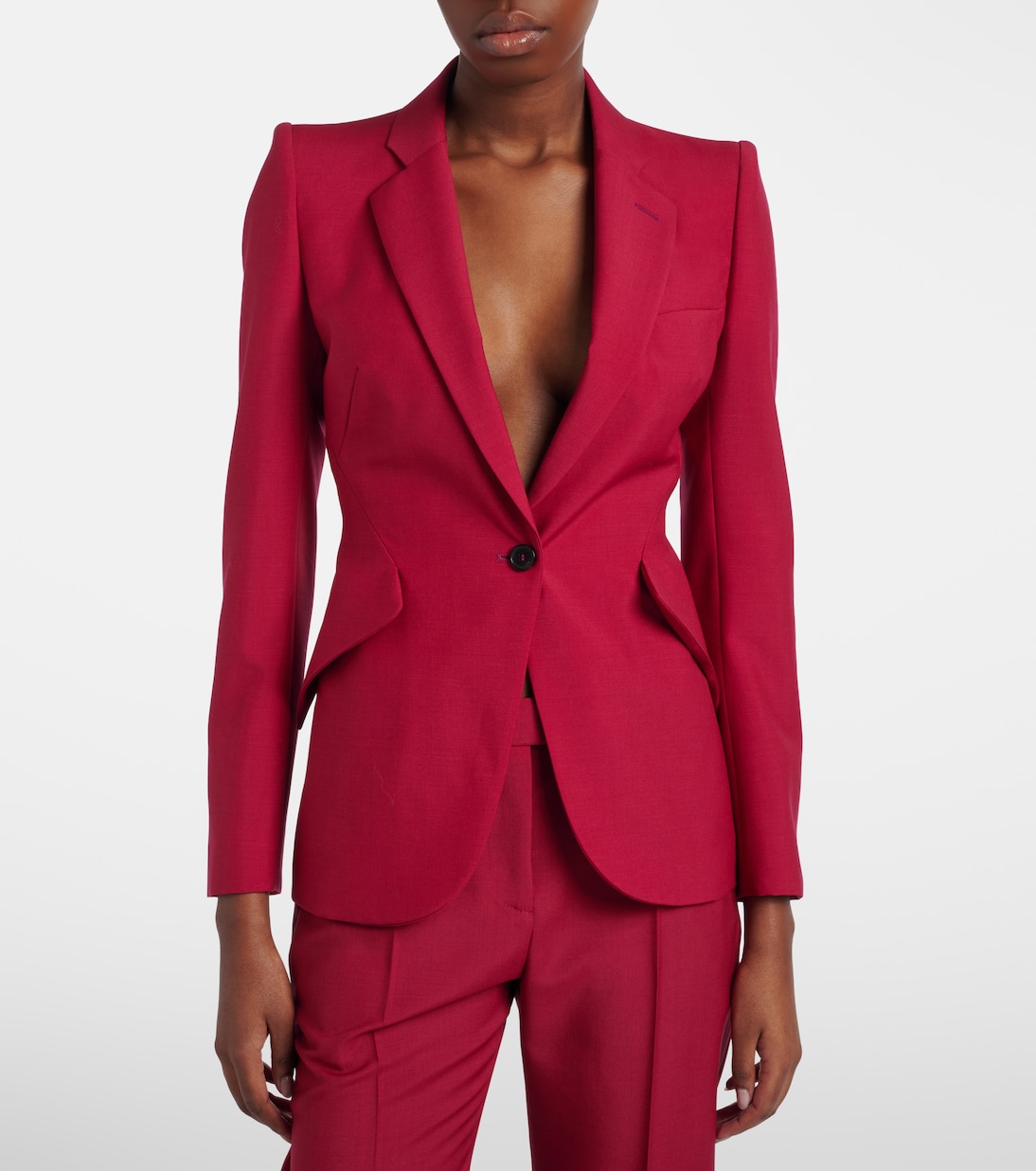 Wool and mohair blazer | McQueen