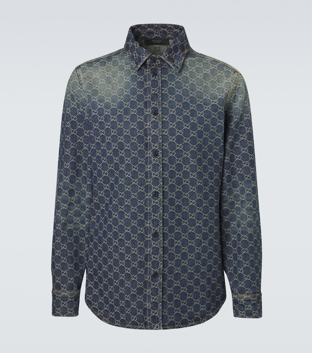 GG denim jacquard shirt | Gucci