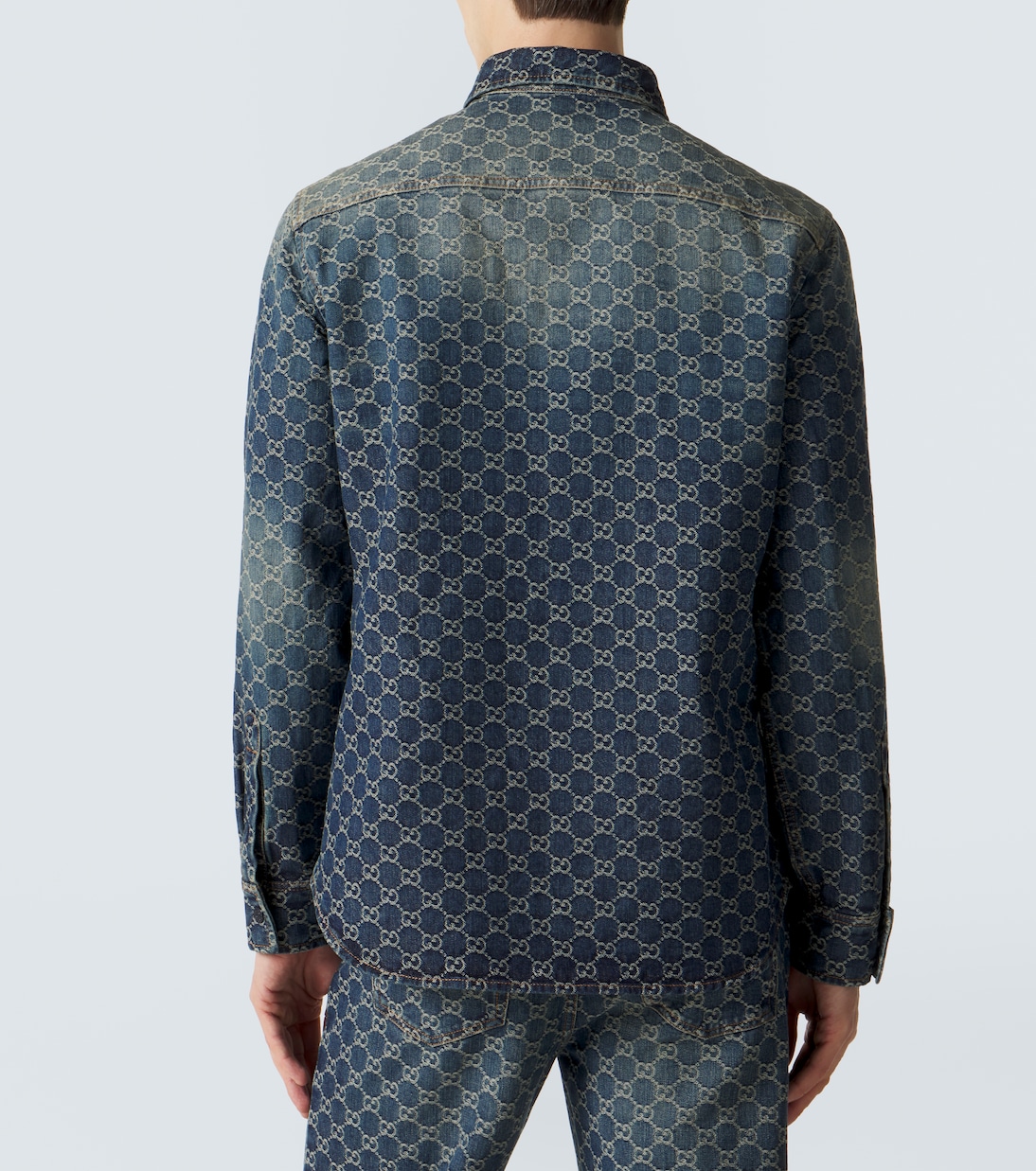 GG denim jacquard shirt | Gucci