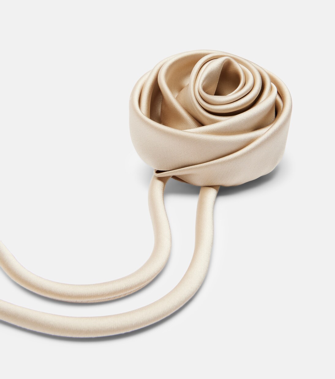 Moschea floral-appliqué satin brooch | Max Mara