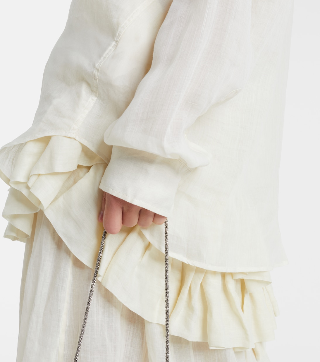 Oversized ramie shirt | Dries Van Noten