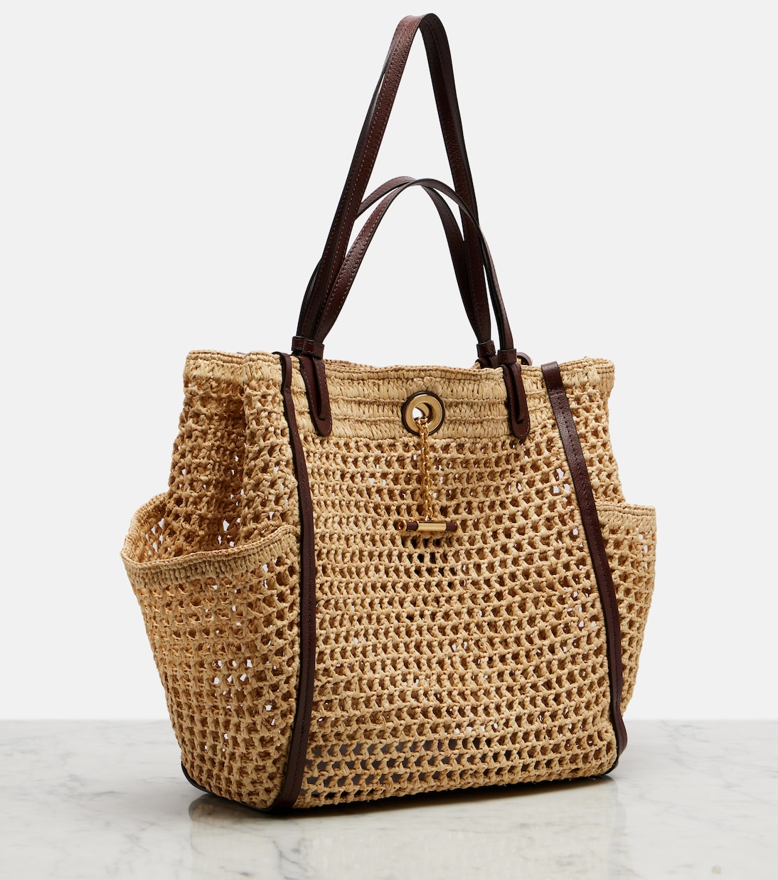 x Made For A Woman Chloé Iconic raffia shoulder bag | Chloé