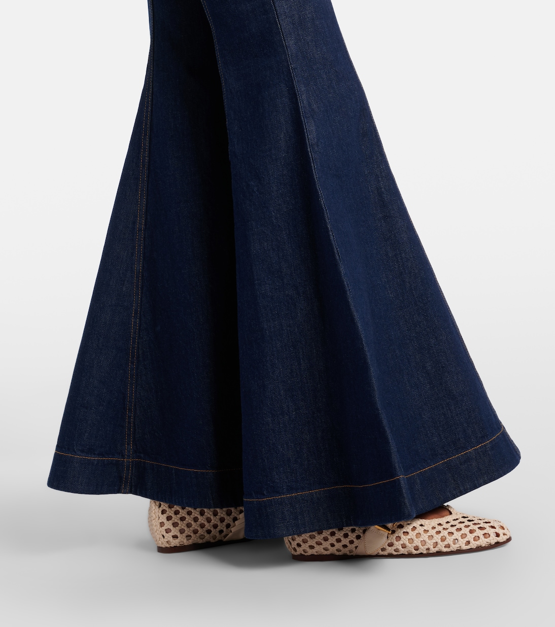 Jeans Luna a gamba larga con cintura | Zimmermann