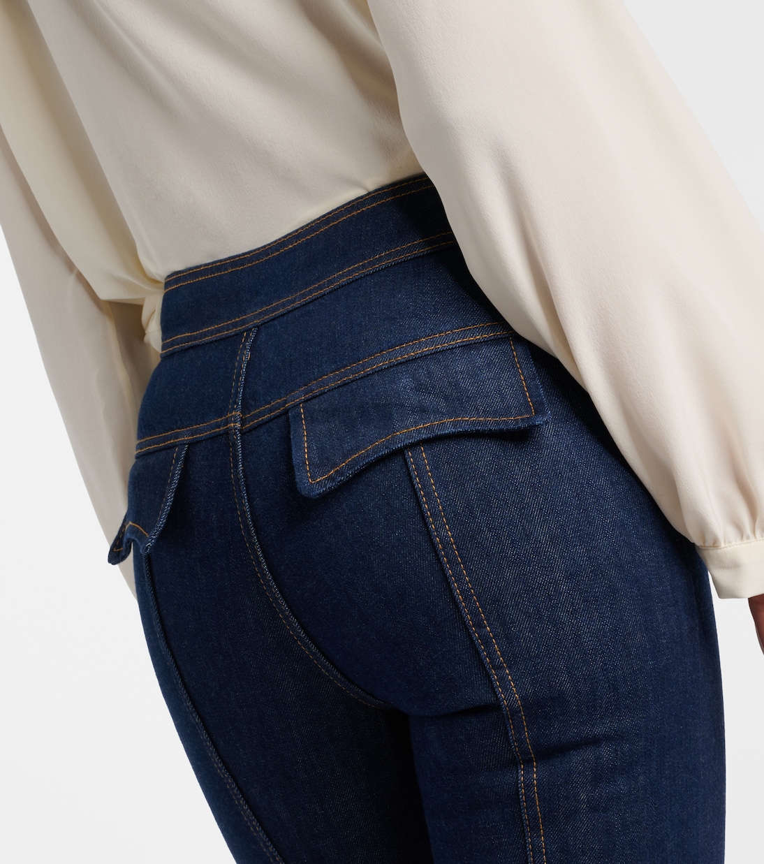 Jeans Luna a gamba larga con cintura | Zimmermann