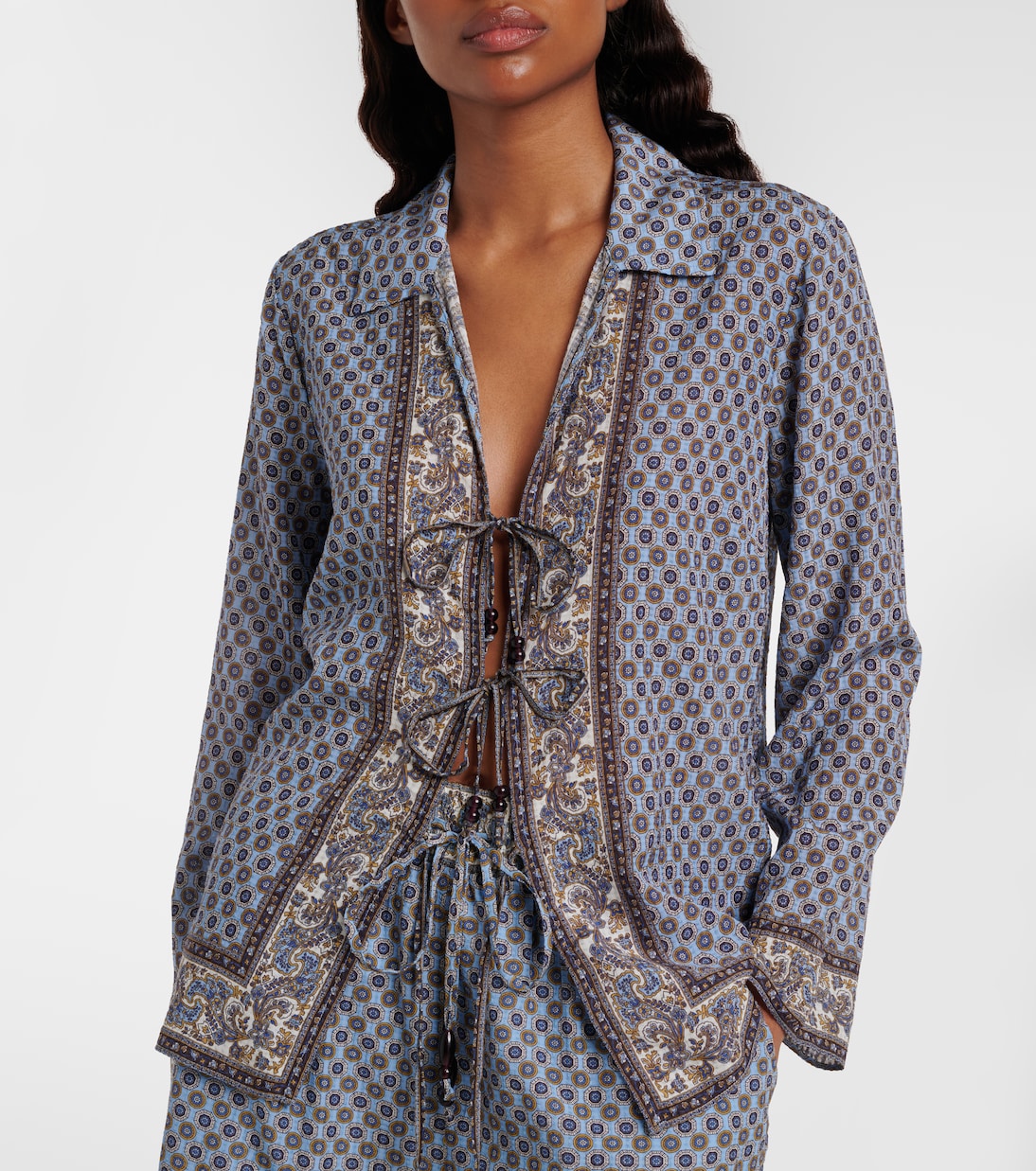 Eva printed blouse | Veronica Beard