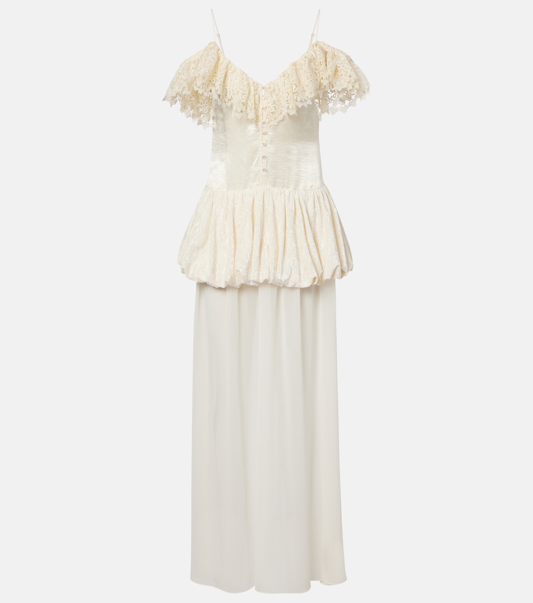 Robe longue à dentelle | Xu Zhi