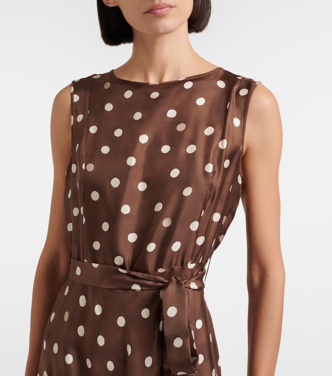 Martina polka-dot silk midi dress | 'S Max Mara