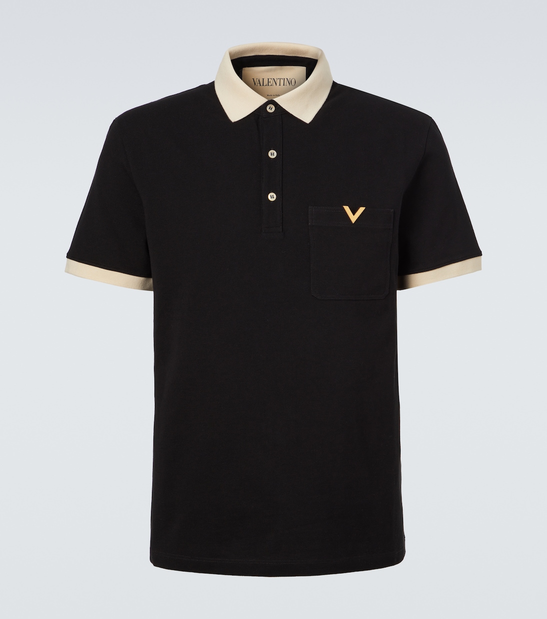 VLogo cotton jersey piqué polo shirt | Valentino