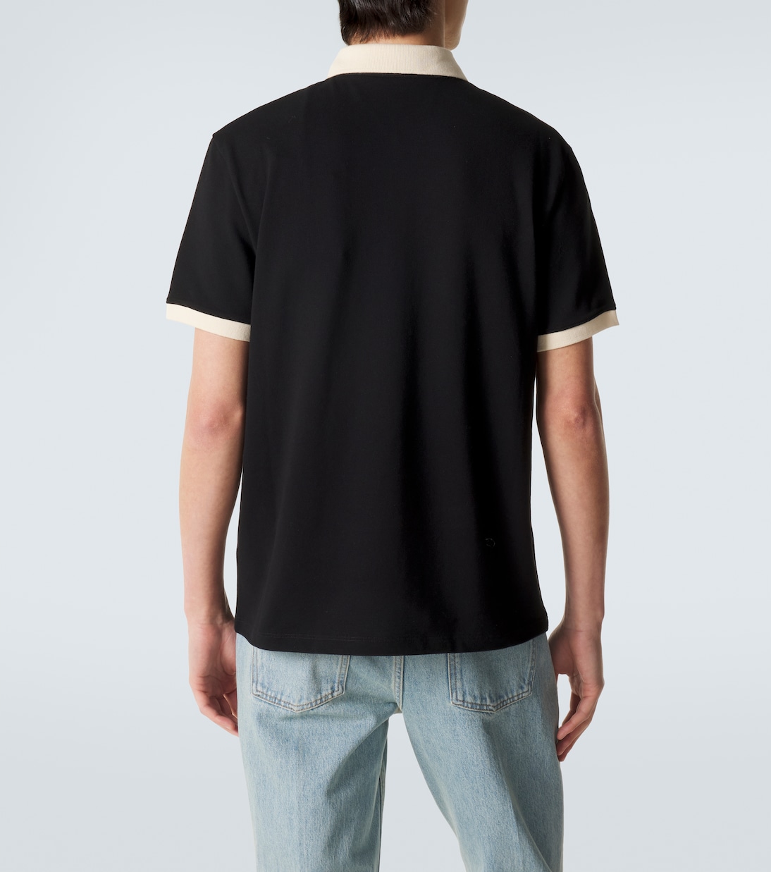 VLogo cotton jersey piqué polo shirt | Valentino