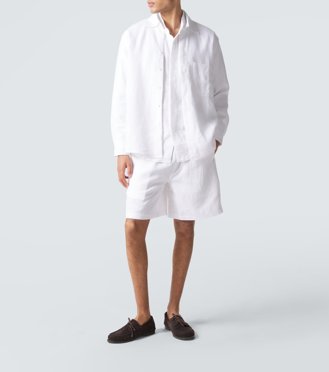 Linen overshirt | Saman Amel