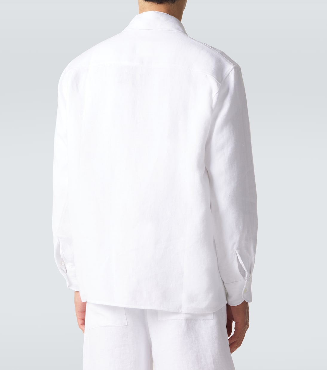 Linen overshirt | Saman Amel