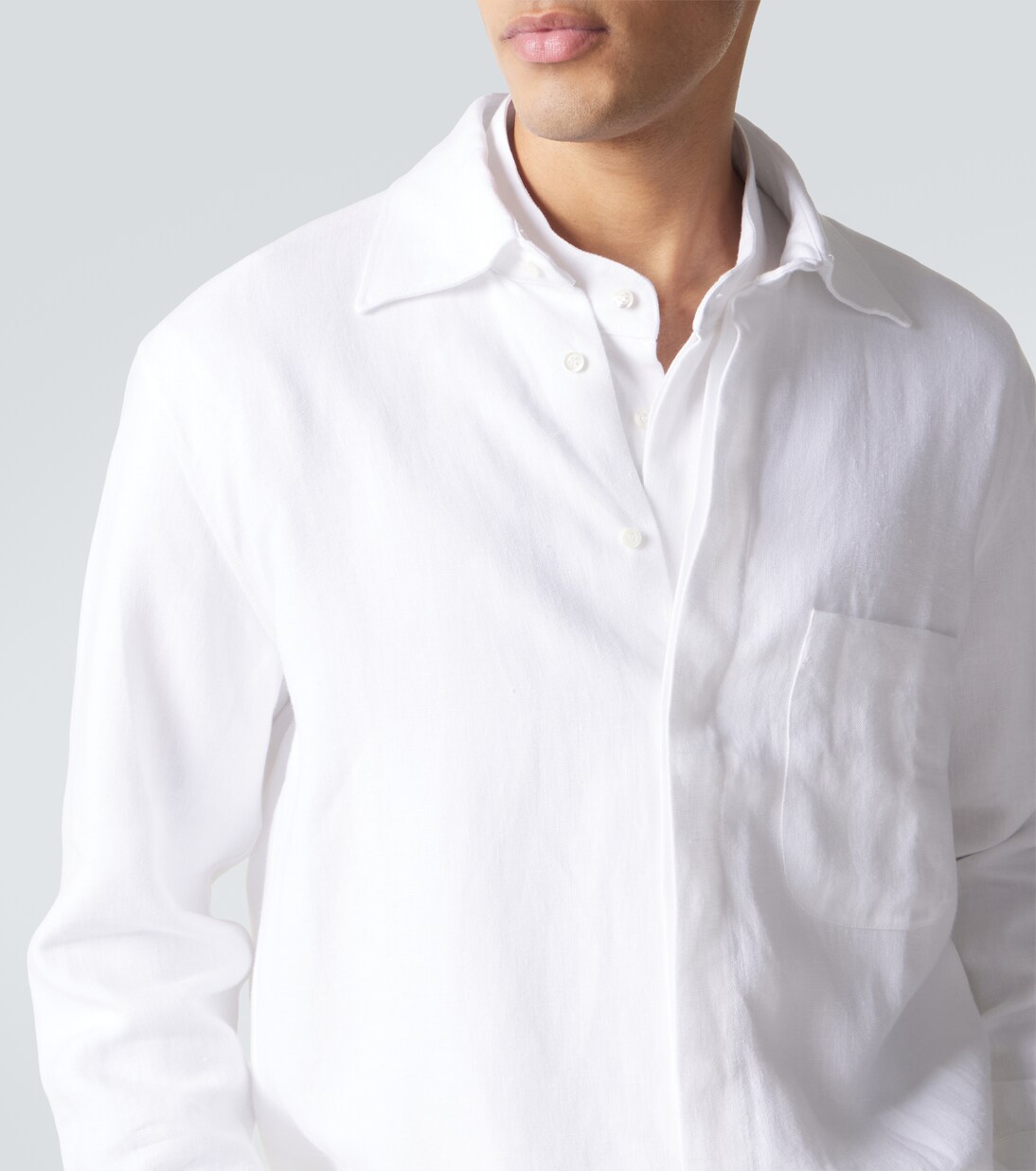 Linen overshirt | Saman Amel