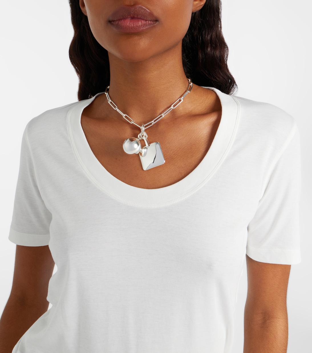 Sterling silver necklace | Phoebe Philo