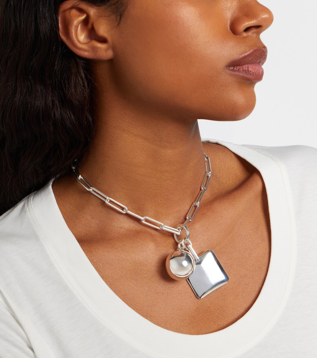 Sterling silver necklace | Phoebe Philo