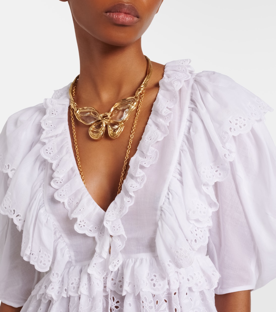 Besticktes Top aus Baumwolle | Chloé