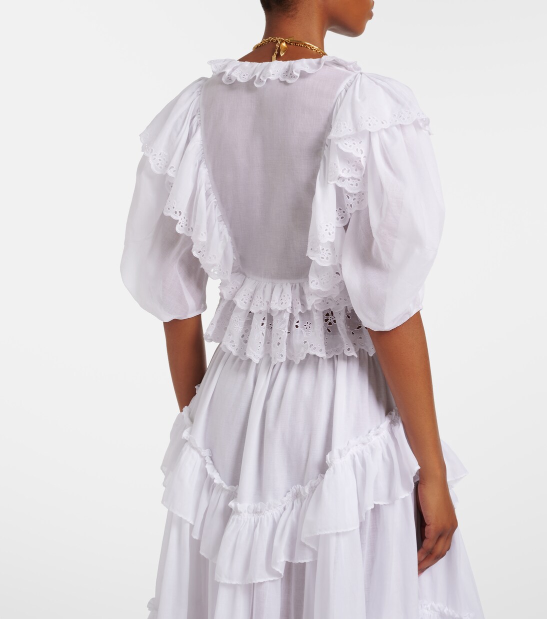 Besticktes Top aus Baumwolle | Chloé