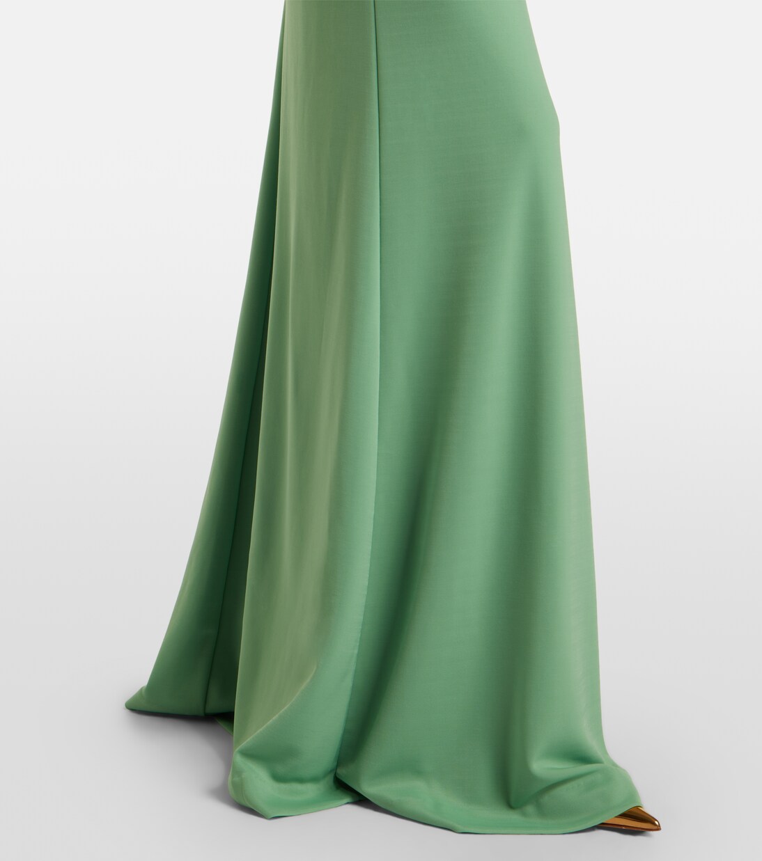 Vestido de fiesta Isla fruncido con capa | Rebecca Vallance