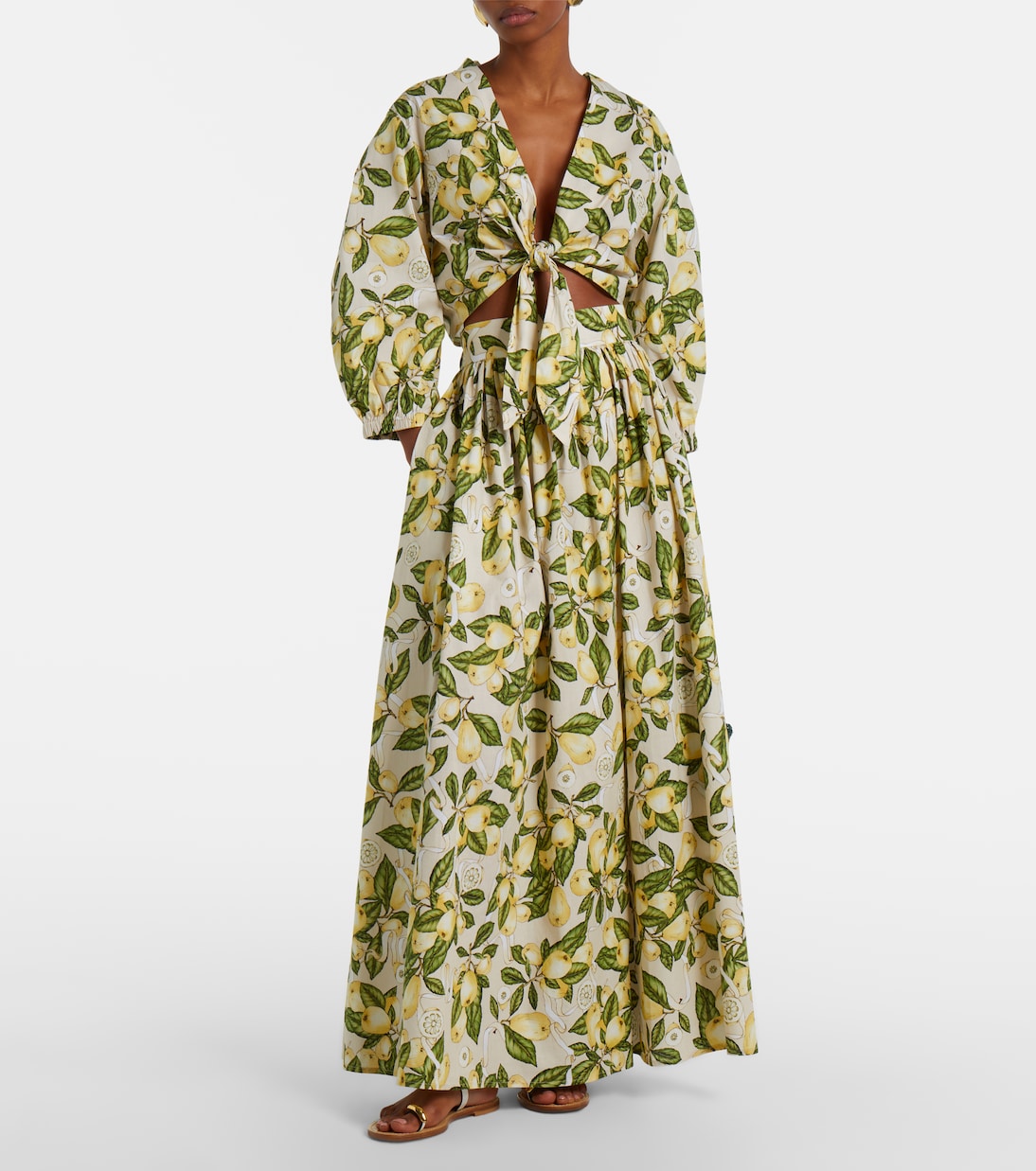 Maxirock aus einem Baumwollgemisch | Adriana Degreas