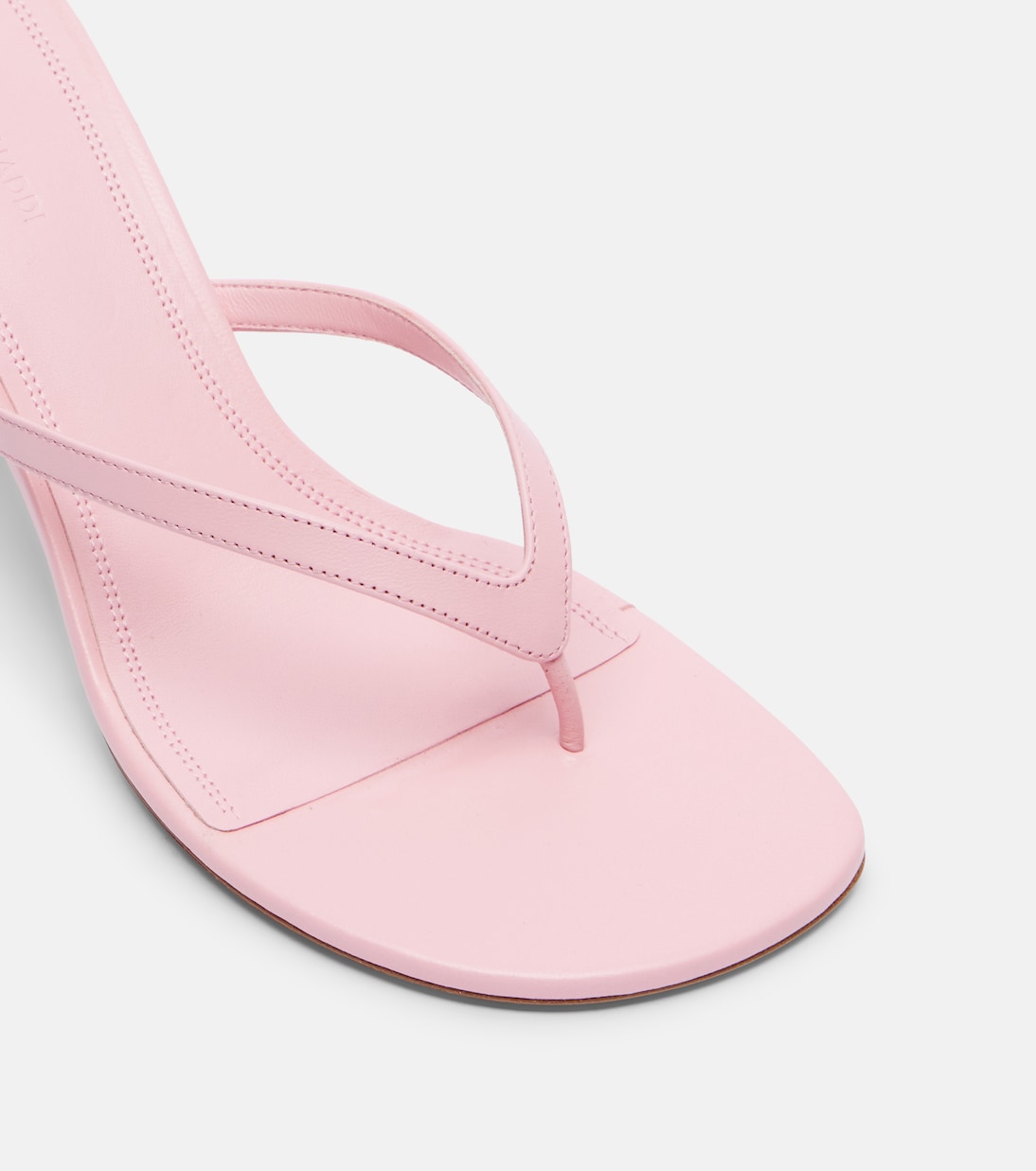 Juliette leather thong sandals | Amina Muaddi