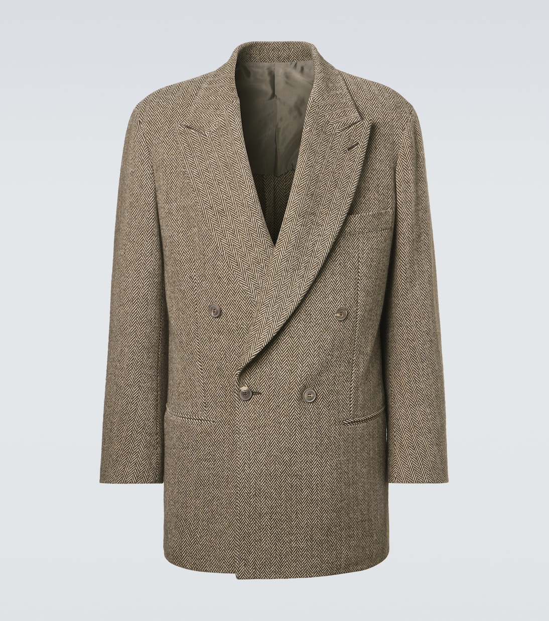 Cotton and wool-blend blazer | Giorgio Armani