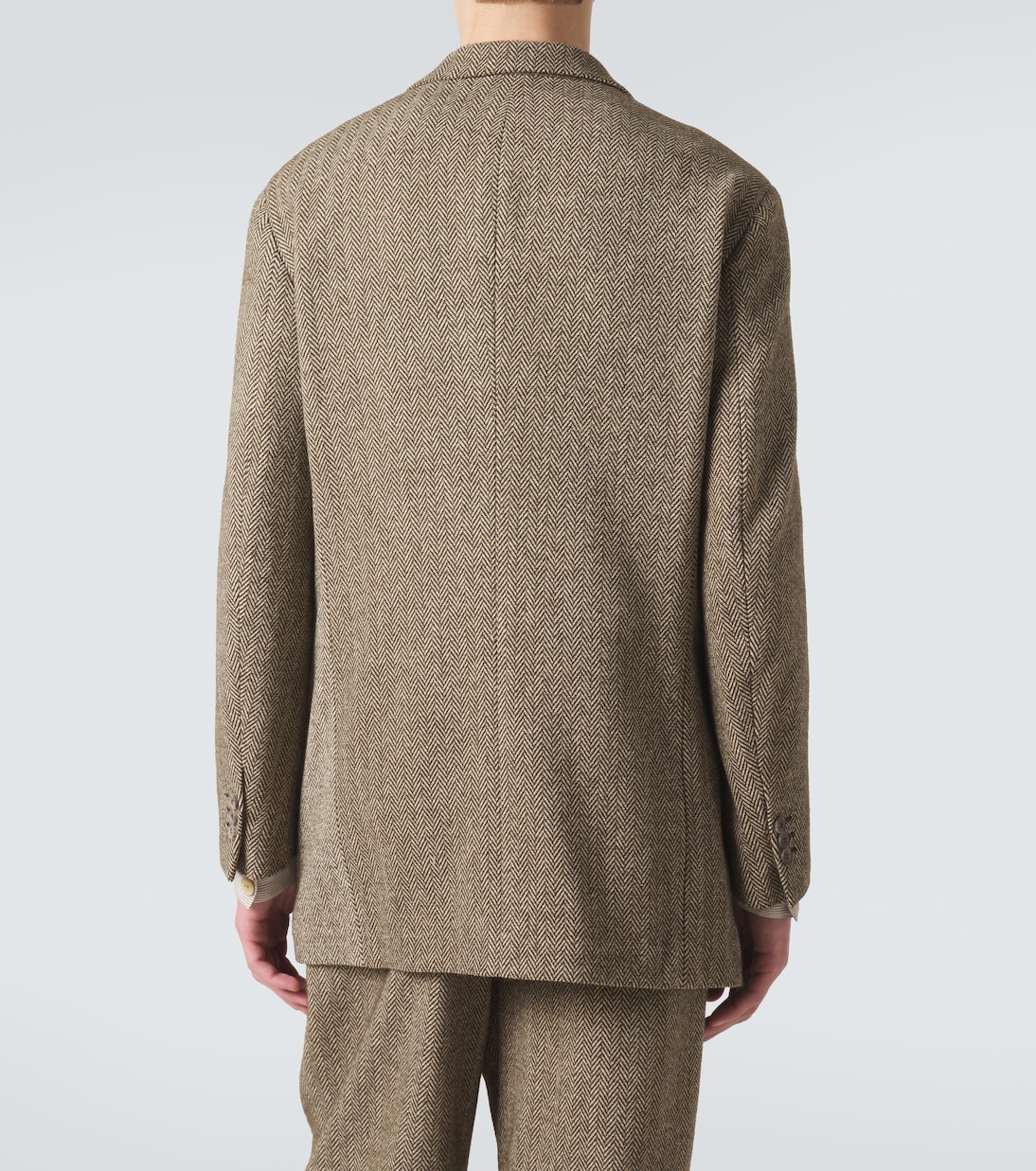 Cotton and wool-blend blazer | Giorgio Armani