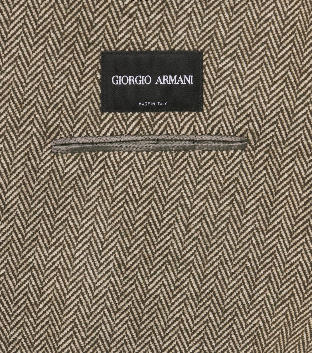 Cotton and wool-blend blazer | Giorgio Armani