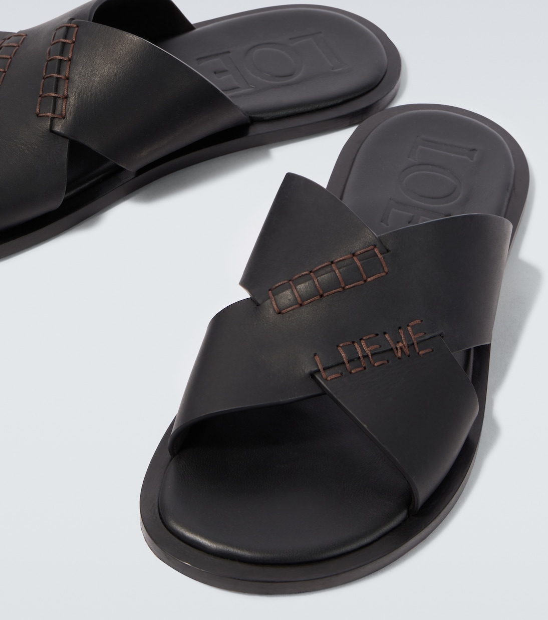 Paula's Ibiza Flex leather sandals | Loewe