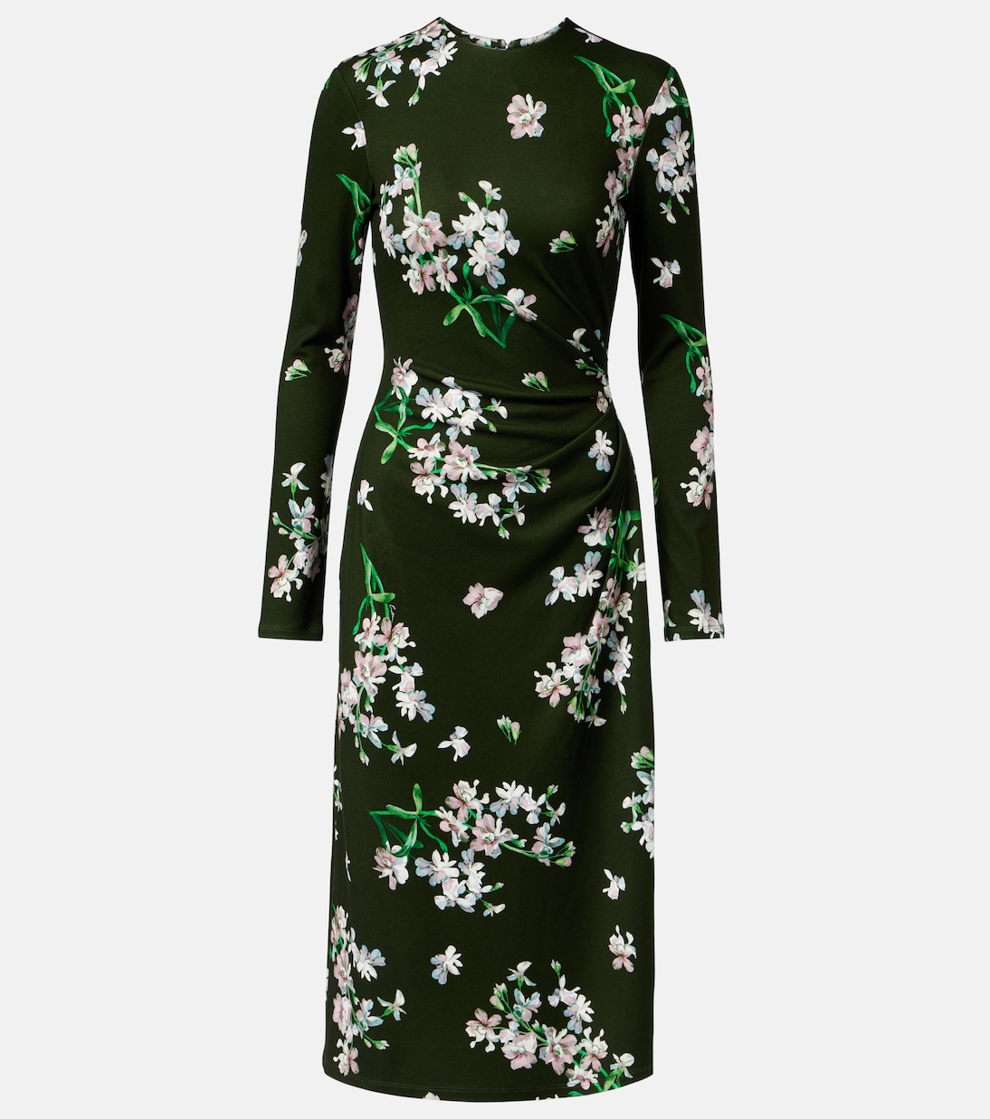 Abito midi con stampa floreale | Erdem