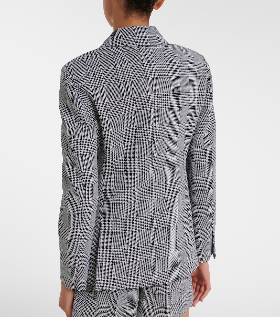 Blazer de lana virgen a cuadros | Max Mara
