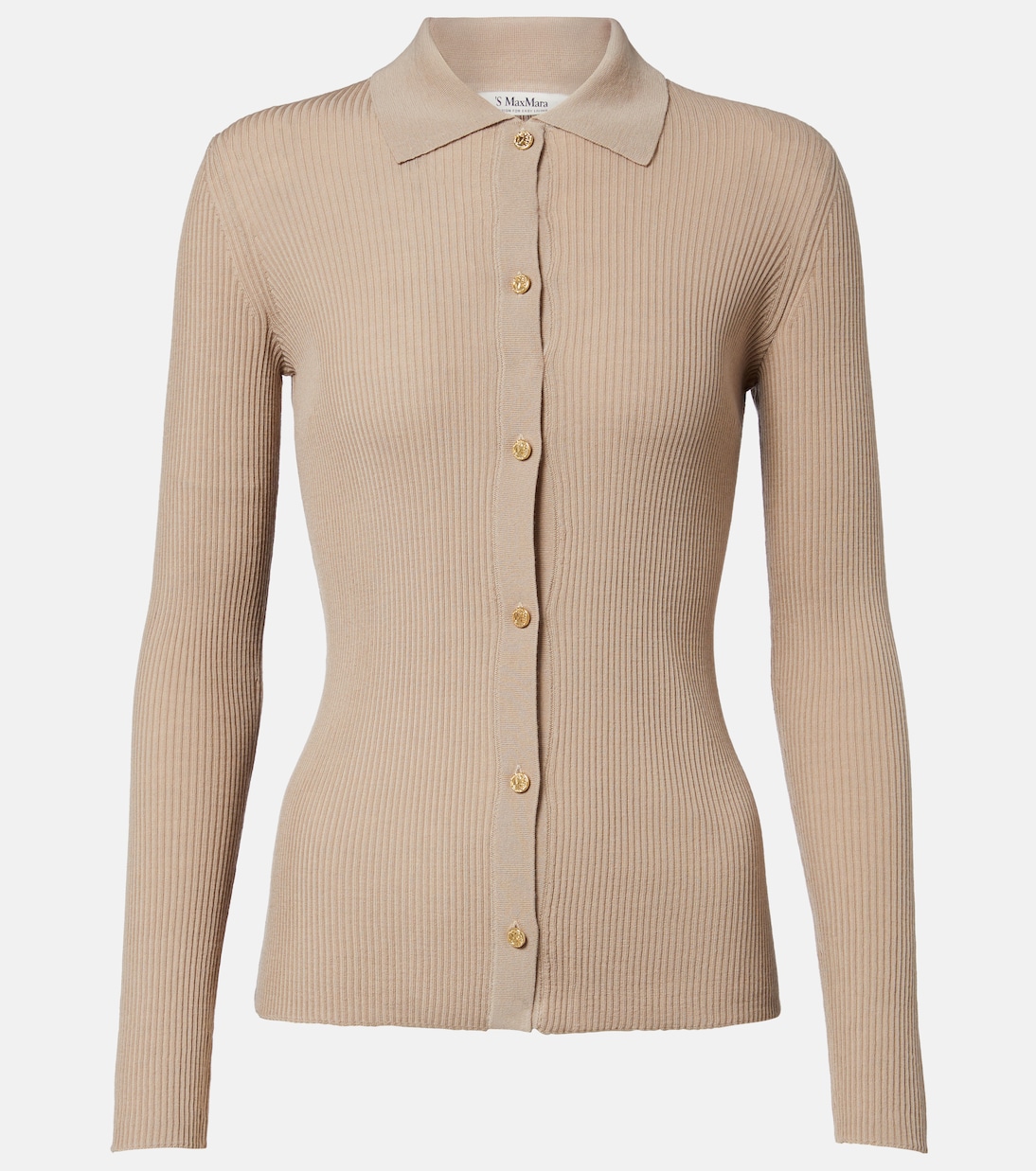 Ribbed-knit wool cardigan | 'S Max Mara