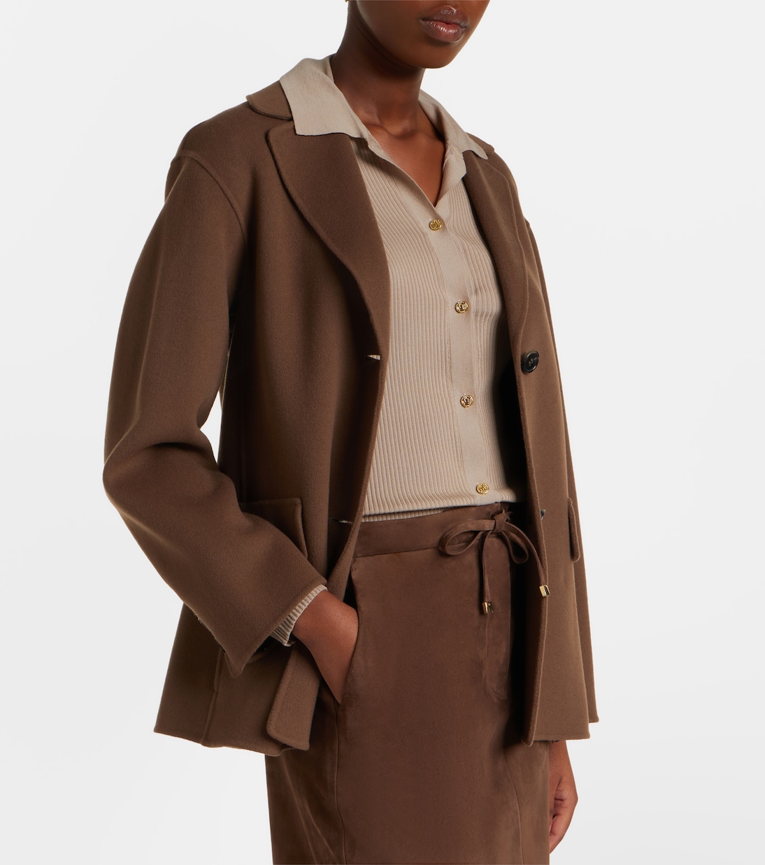 Ribbed-knit wool cardigan | 'S Max Mara