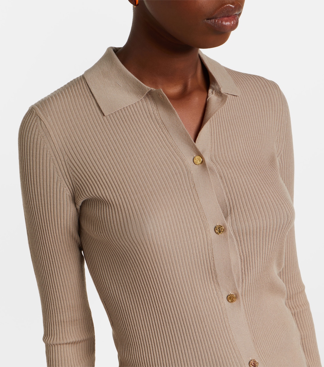 Ribbed-knit wool cardigan | 'S Max Mara