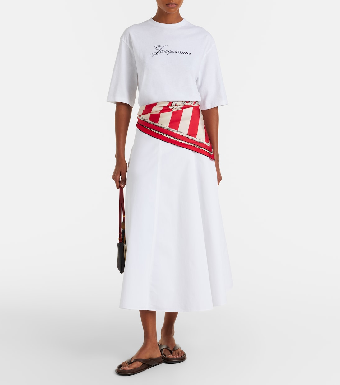 Logo cotton-blend jersey T-shirt | Jacquemus