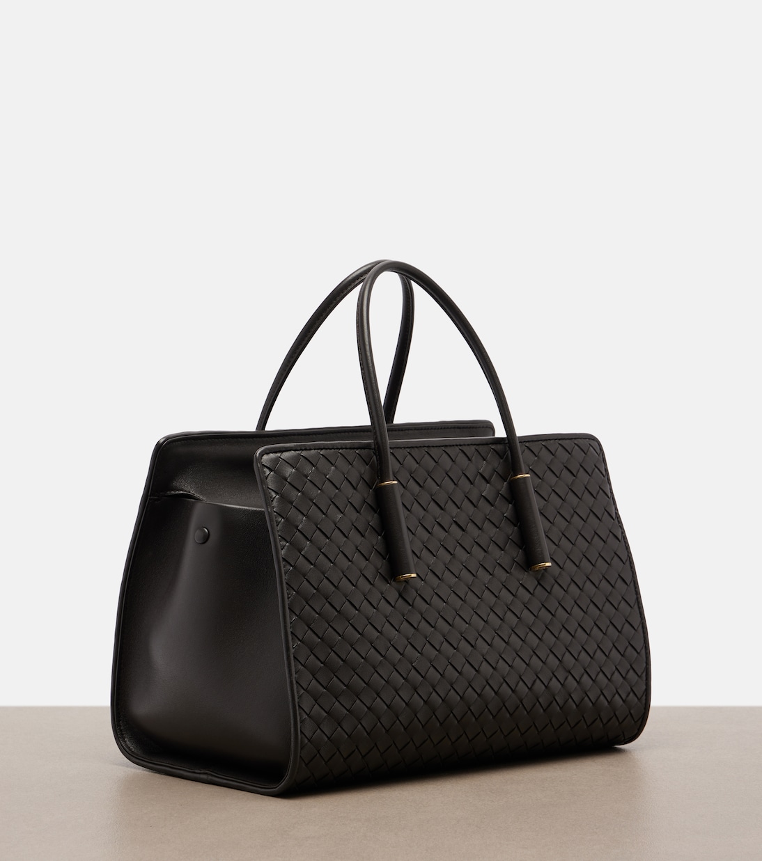 Barbara Small Intrecciato leather tote bag | Bottega Veneta