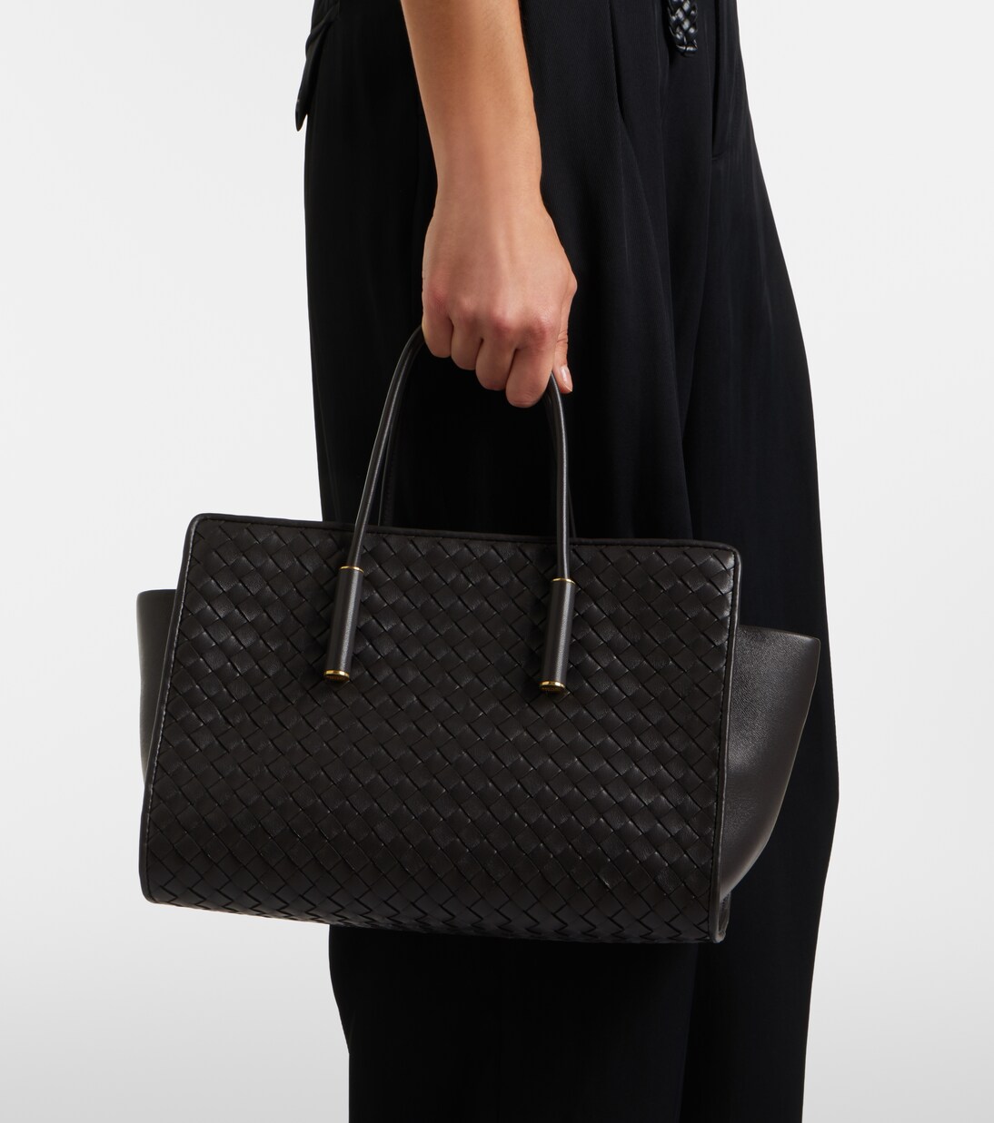 Barbara Small Intrecciato leather tote bag | Bottega Veneta