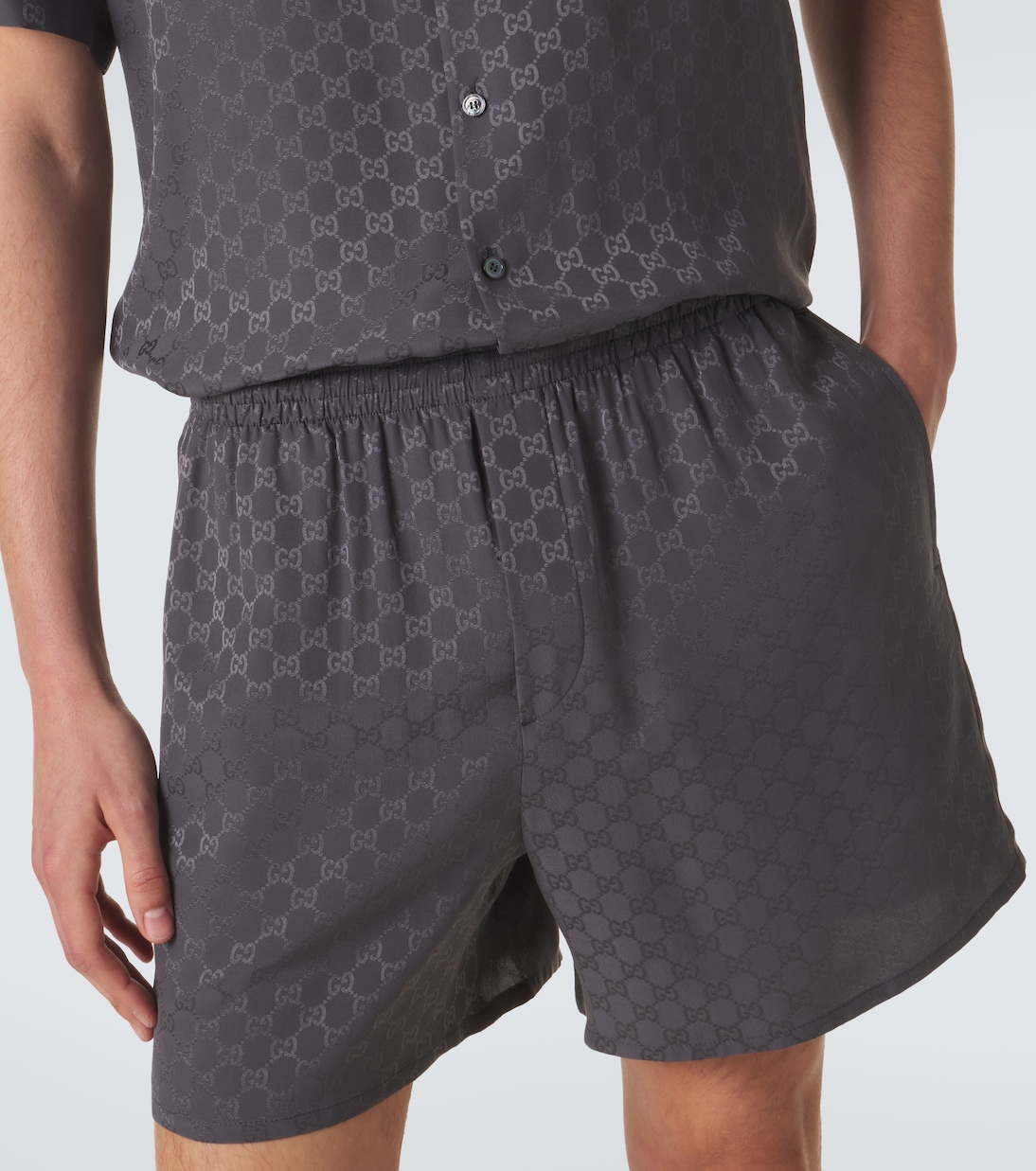 GG silk jacquard shorts  | Gucci