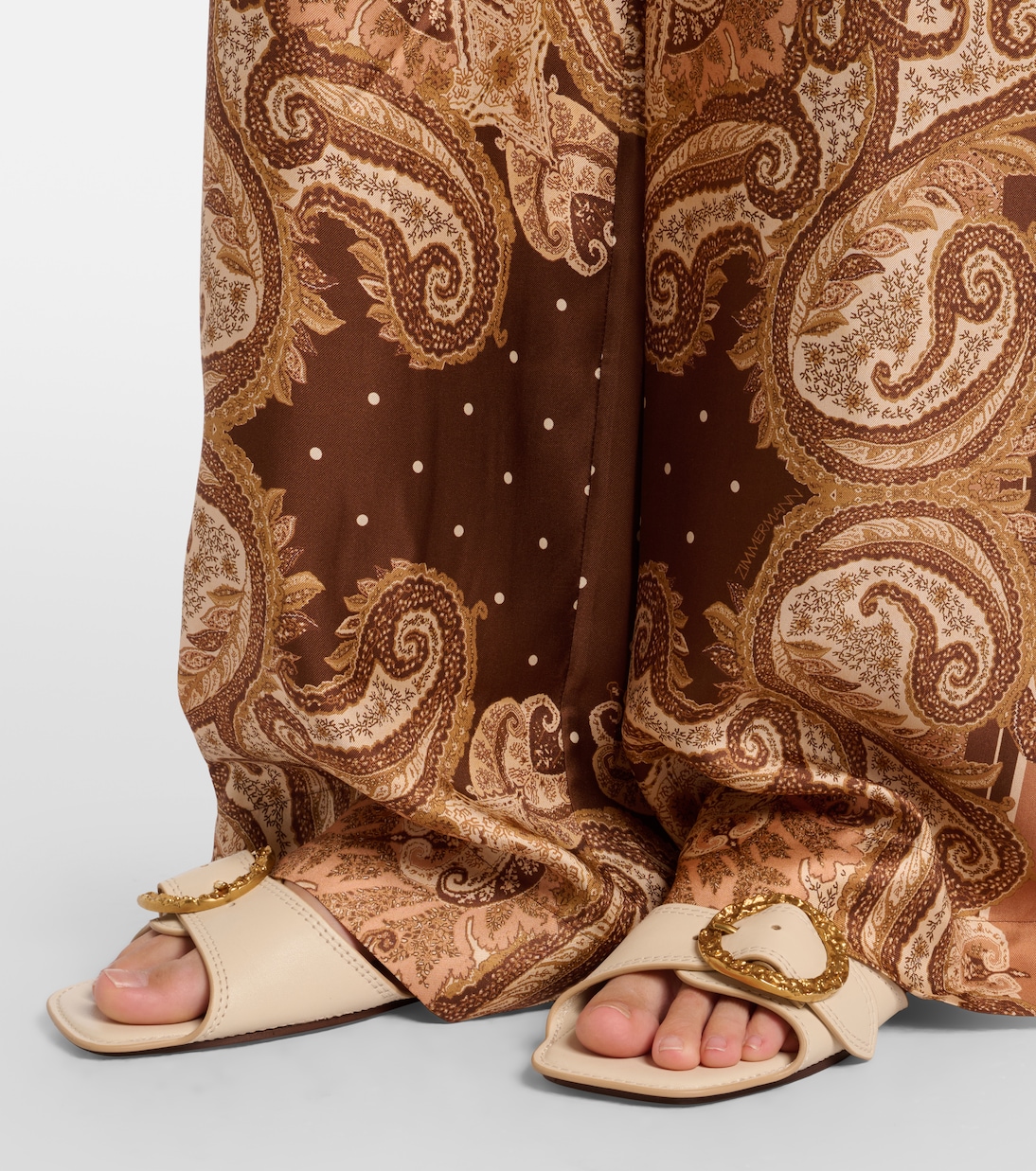 Solena皮革凉拖鞋 | Zimmermann