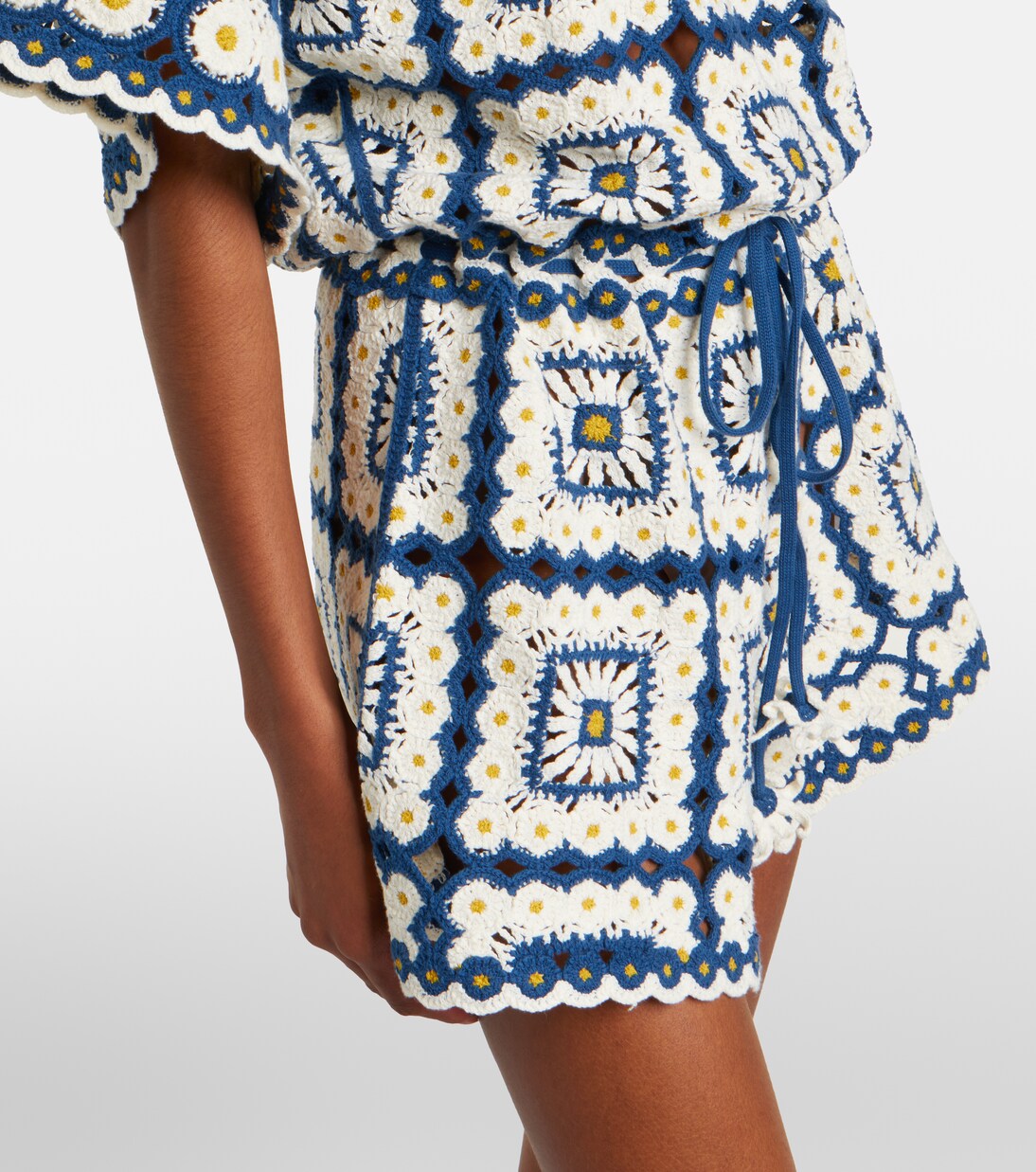 Dolly crochet cotton romper | Alémais