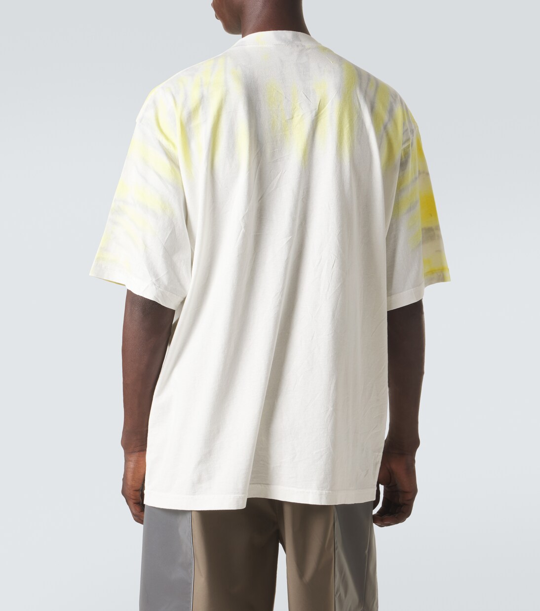 Camiseta de jersey de algodón estampada | Balenciaga