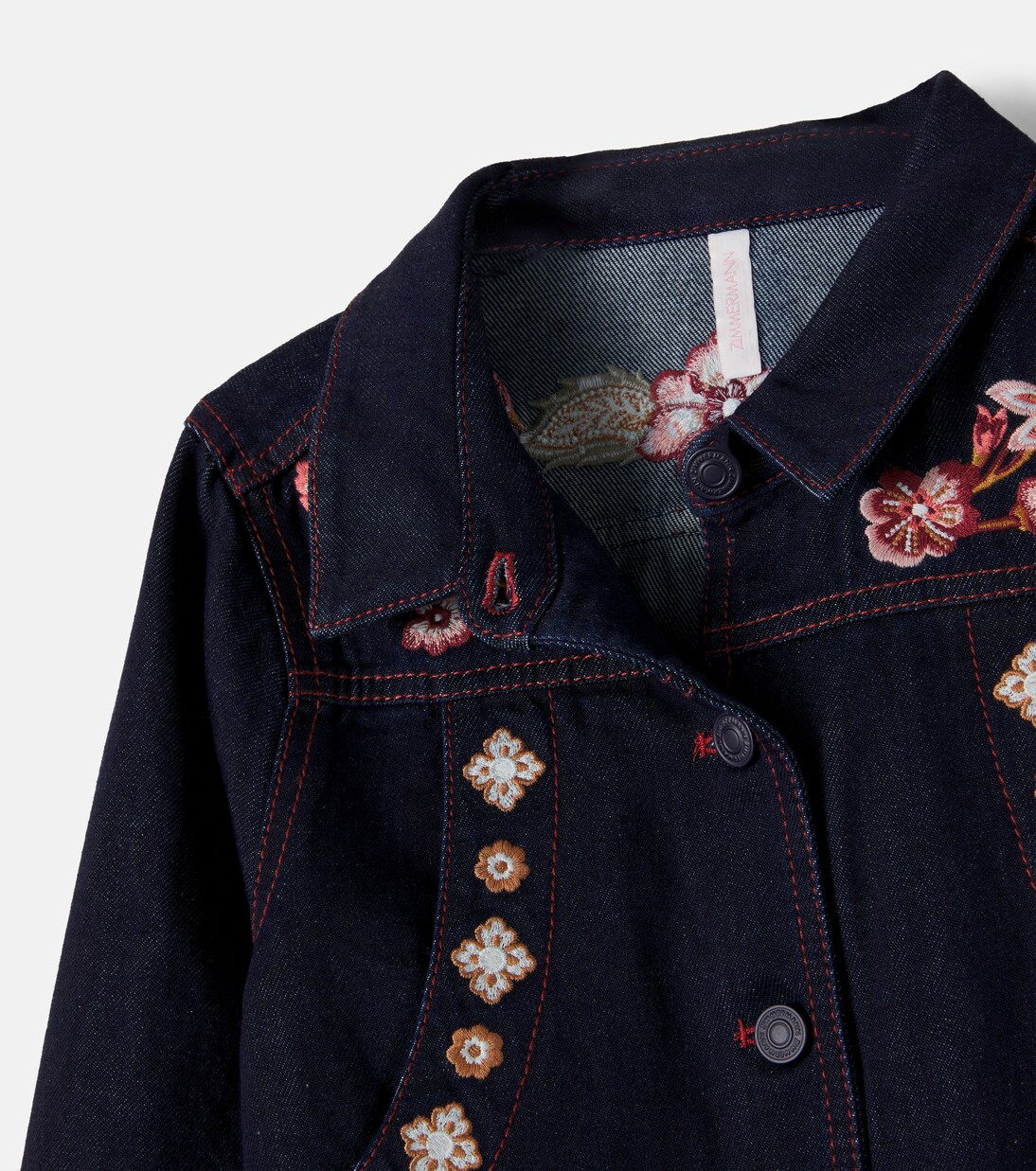 Bedruckte Jeansjacke Aster | Zimmermann Kids