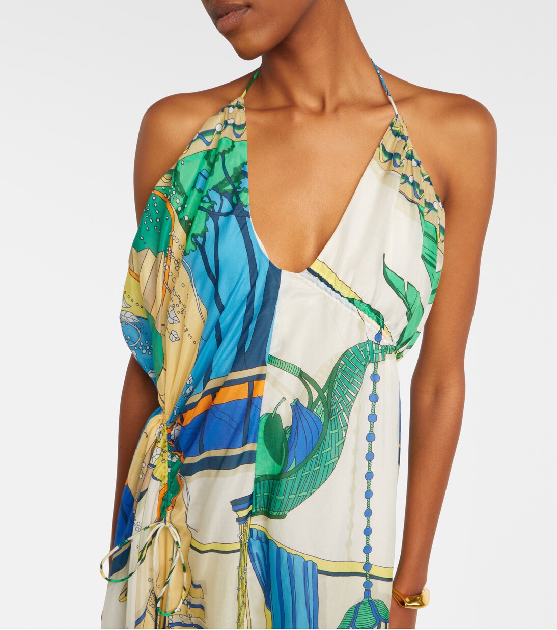 Midikleid aus Baumwolle und Seide | Tory Burch