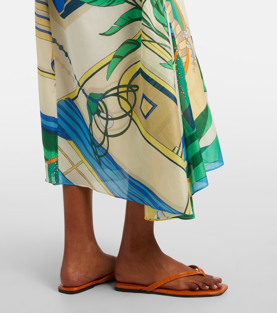 Midikleid aus Baumwolle und Seide | Tory Burch