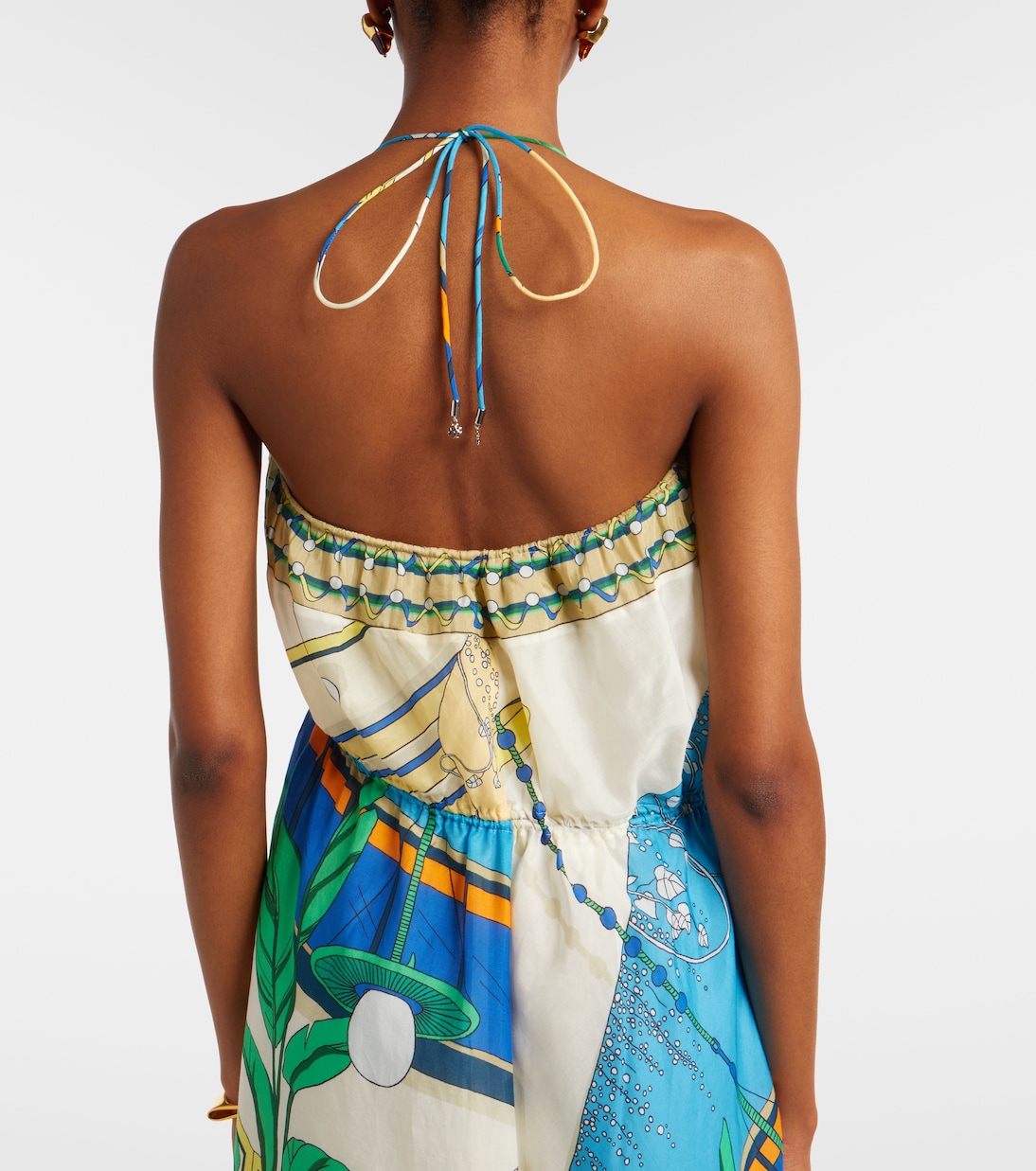 Midikleid aus Baumwolle und Seide | Tory Burch