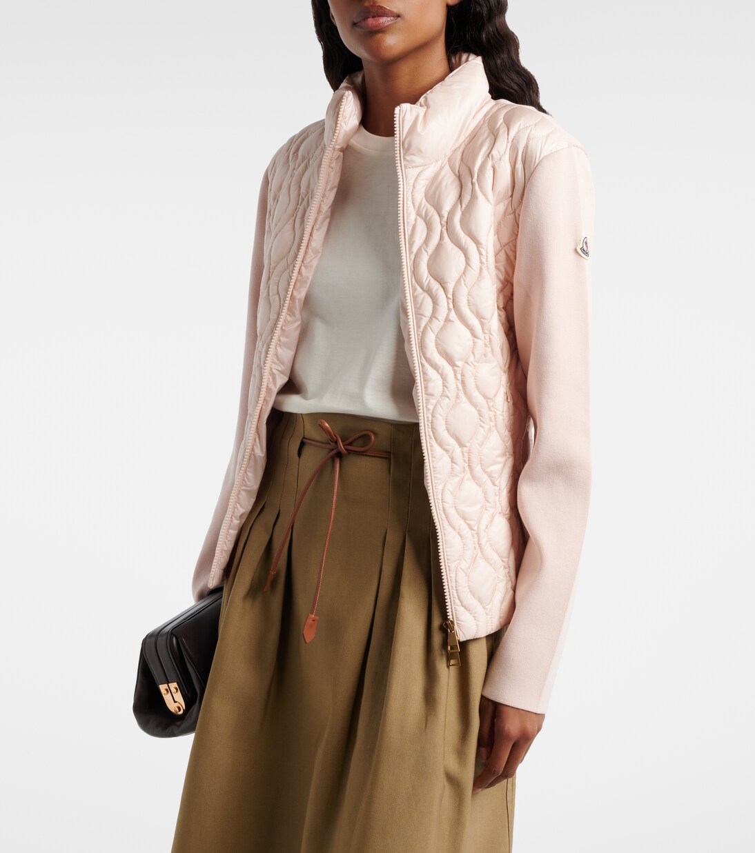 Down-paneled cotton cardigan  | Moncler